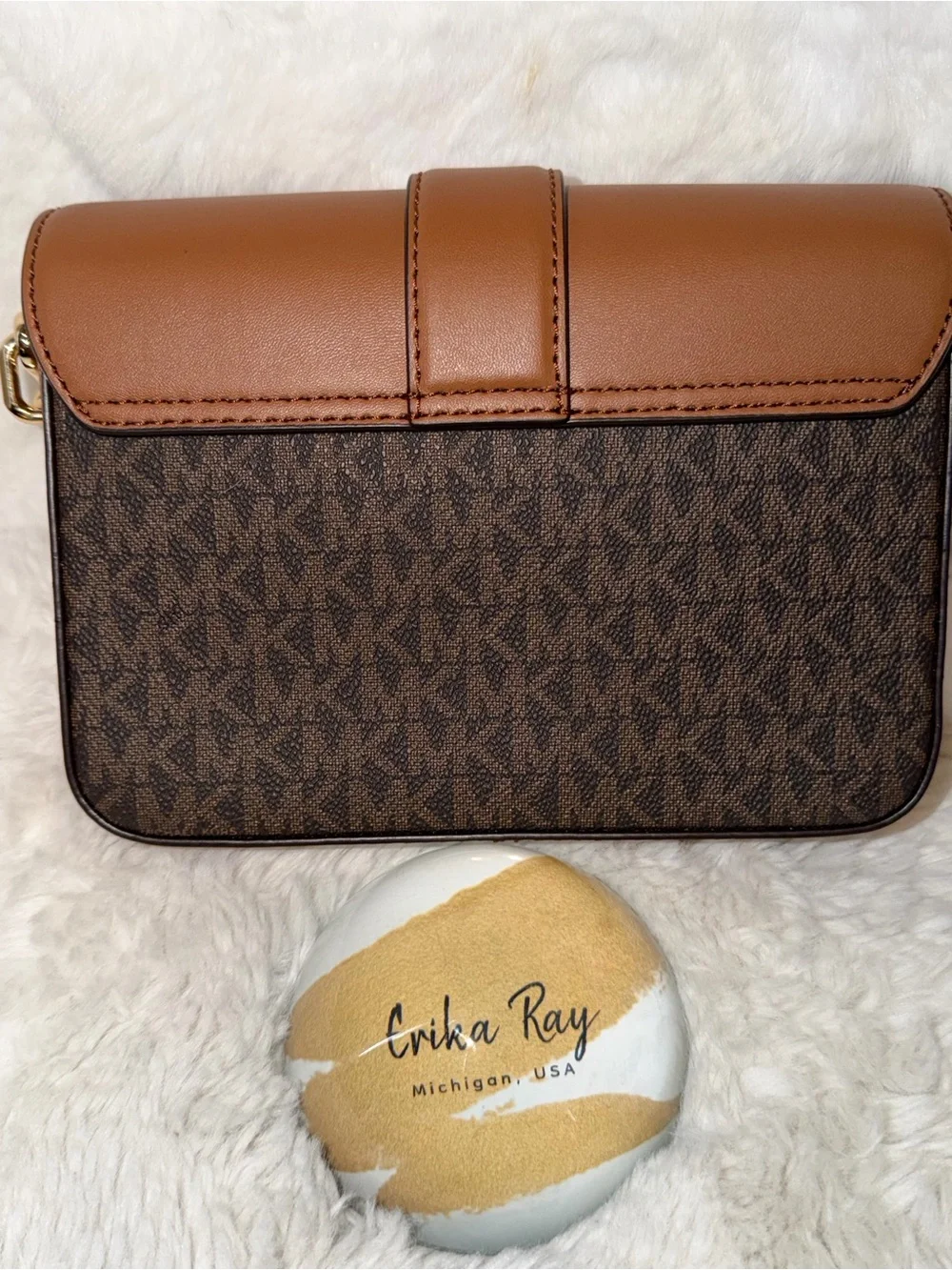 Michael Kors Brown Carmen Crossbody Bag- BRAND NEW/UNUSED